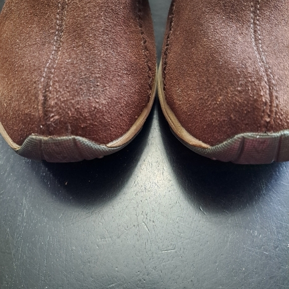 Easy Spirit Tamias Leather Fringed Mules   Size 8.5 - Picture 2 of 10